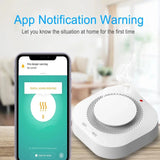 Tuya Smart Smoke Detector Sensor & Alarm - 80db Alarm WiFi Controlled via SmartLife Google Alexa Apps