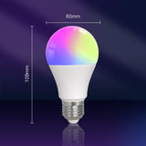 Tuya Smart LED RGB Light Bulb 9W E27 - WiFi Adjustable Dimmable Contol via SmartLife Google Alexa Apps