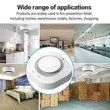 Tuya Smart Smoke Detector Sensor & Alarm - 80db Alarm WiFi Controlled via SmartLife Google Alexa Apps