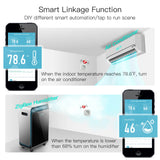 Tuya ZigBee Smart Home Temperature And Humidity Sensor With LED Screen - WiFi Control via SmartLife Google Alexa Apps