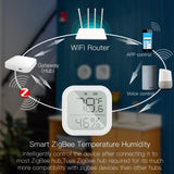 Tuya ZigBee Smart Temperature and Humidity Sensor - WiFi Hygrometer Control via SmartLife Google Alexa Apps