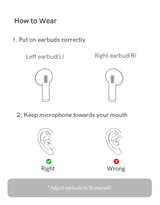 QCY T20 Wireless Bluetooth 5.3 Earphones - TWS Noise Cancelling HiFi Stereo Dynamic Earpods Earbuds Headphones