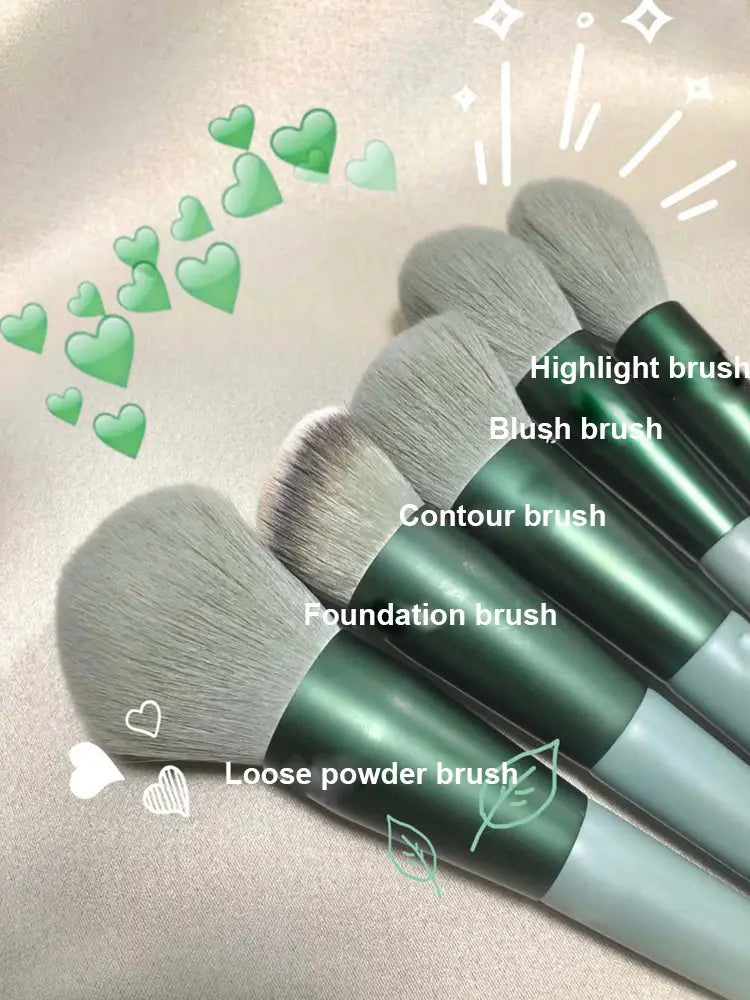 Soft Brush Set for Flawless Makeup Application