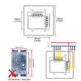 Tuya Smart Light Switch 6 Gang - WiFi Scene Control via SmartLife Google Alexa Apps