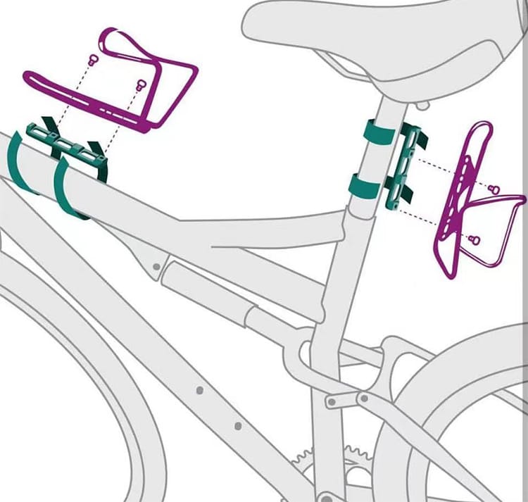 Fahrradflaschenhalter-Verlängerungskäfig für Mountainbike/Rennrad