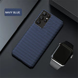Shockproof Ultra Thin Carbon Fiber Lens Protect Case For Samsung S23 S22 S21 S20 Ultra Plus FE Note 20 A53 A73 A33 A23 A13 A52 A72 A22 A51 A71 M52