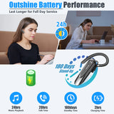 Bluetooth headset with long battery life.