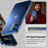 Ultra Thin Silicone Soft Clear Case For Motorola Edge and G Series