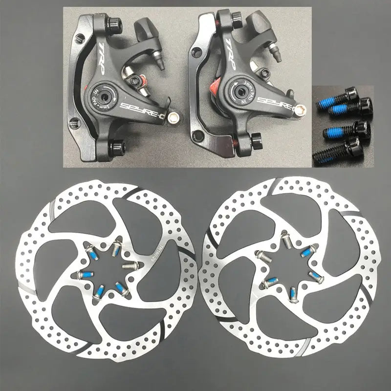 Mechanischer Scheibenbremssattelsatz aus TRP Spyre-C-Legierung für