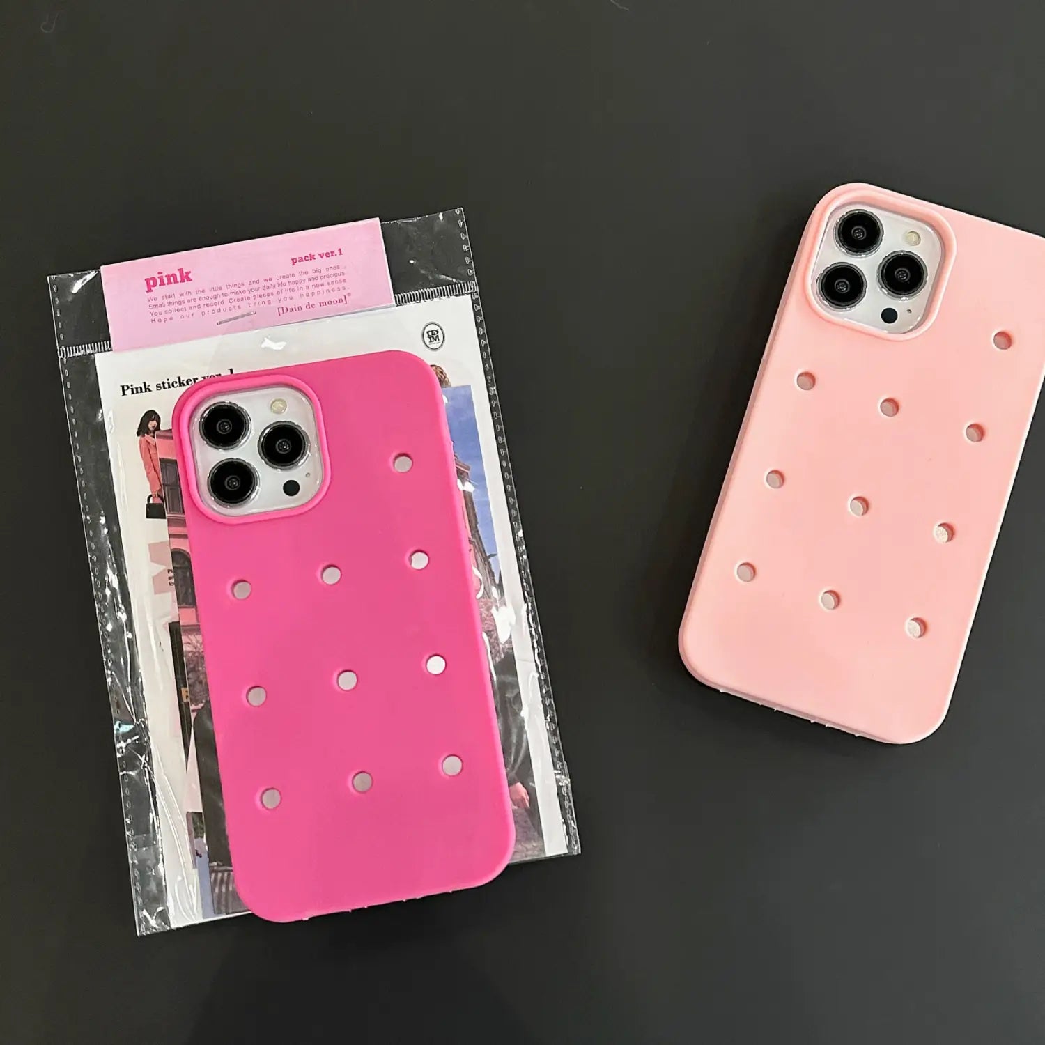 Cartoon-Bonbon-Farben-Löcher-TPU-Telefonhülle für IPhone 14 Pro Max 13 12