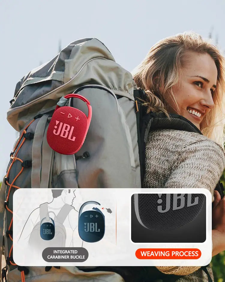 Original JBL CLIP 4 kabelloser Bluetooth-Lautsprecher – Nehmen Sie Ihren