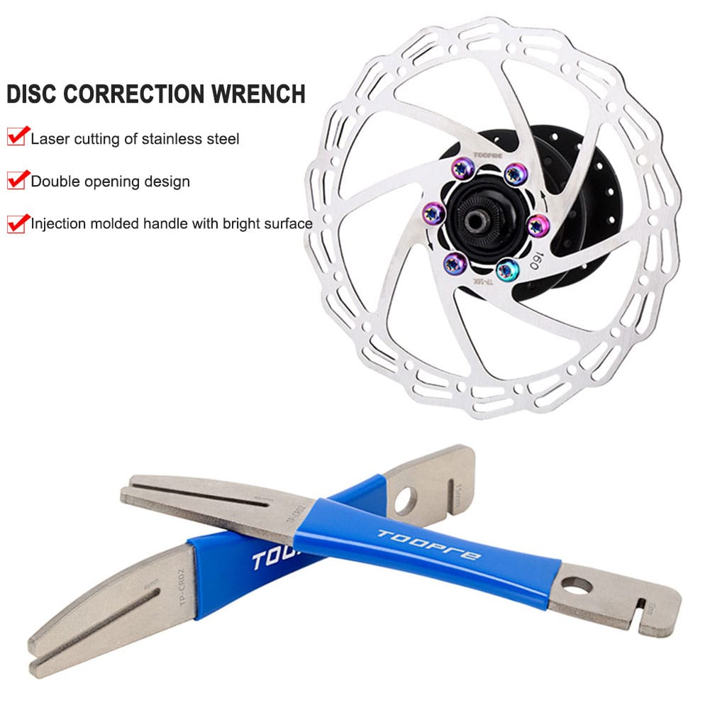 MTB-Fahrrad-Scheibenbremsrotor-Ausrichtungswerkzeug zum Abflachen und