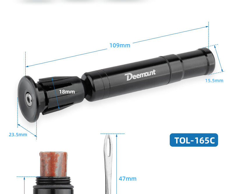 Reparaturwerkzeug-Set für schlauchlose Fahrradreifen für dringende Reparaturen ohne Kleber