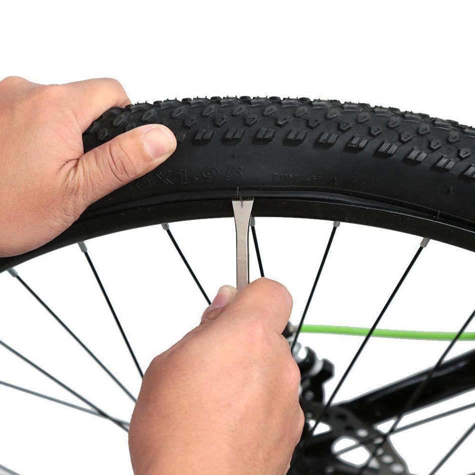3-teiliges Fahrrad-Reifenheber-Werkzeug aus Edelstahl für schnelles Arbeiten