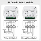 Tuya Zigbee Smart Curtain Switch Control Module - Wifi Blinds Shutter Motor Control via SmartLife Google Alexa Apps