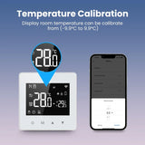 Tuya Zigbee Water Boiler Thermostat Display Monitor - WiFi Temperature Control via SmartLife Google Alexa Apps