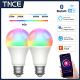 Tuya Smart Light Bulb E27 10W 15W - RGB Dimmer WiFi Bluetooth Control via SmartLife Google Alexa Apps