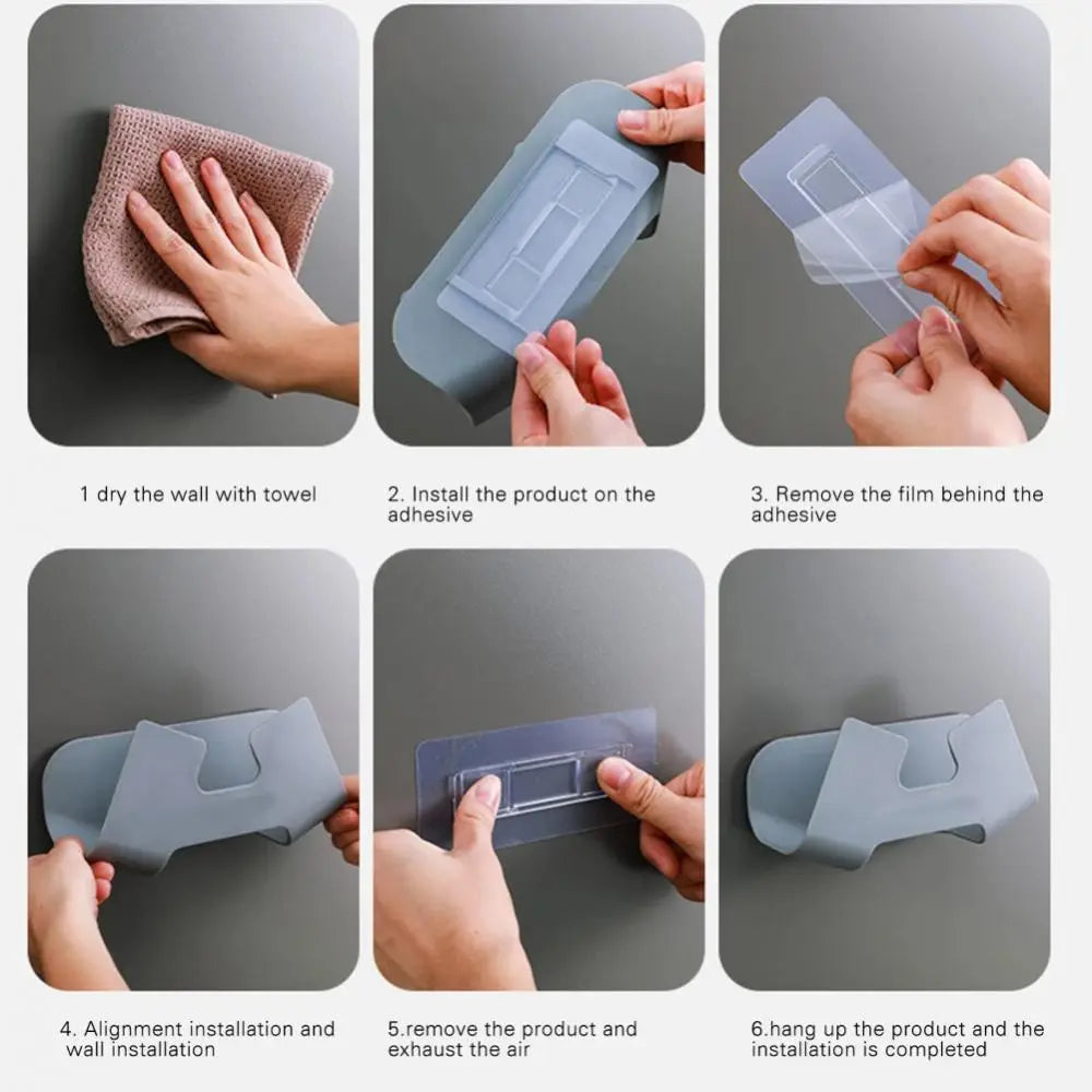 Wandmontierter Topfdeckelhalter – Kunststoffregal für die Küche