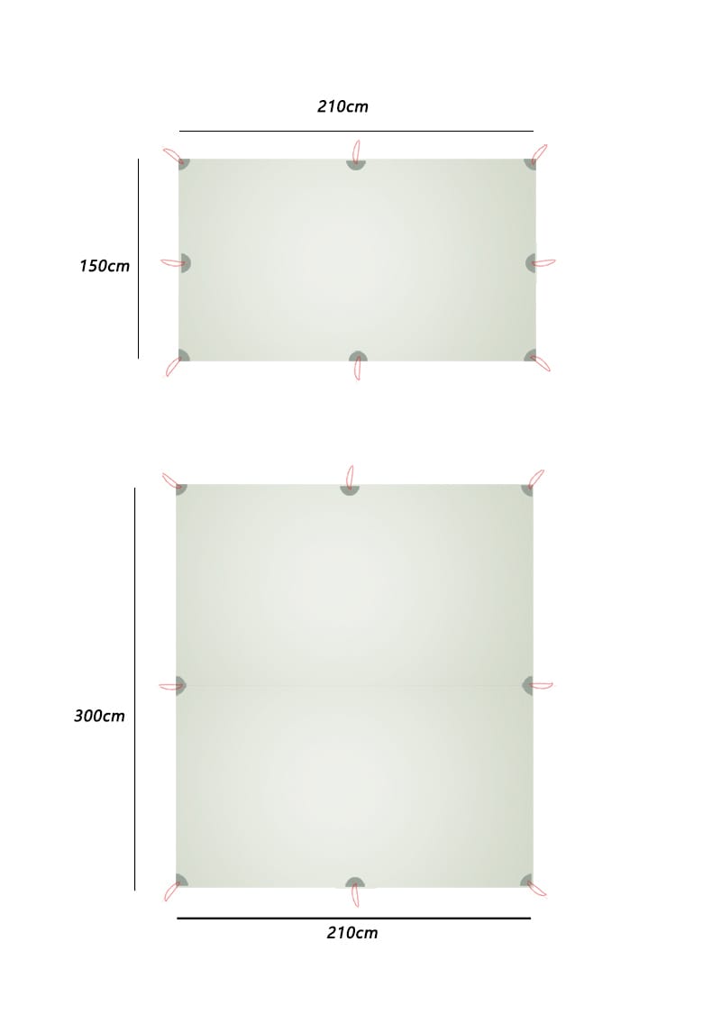 Ultraleichte Plane – leichter, minimalistischer Schutz für