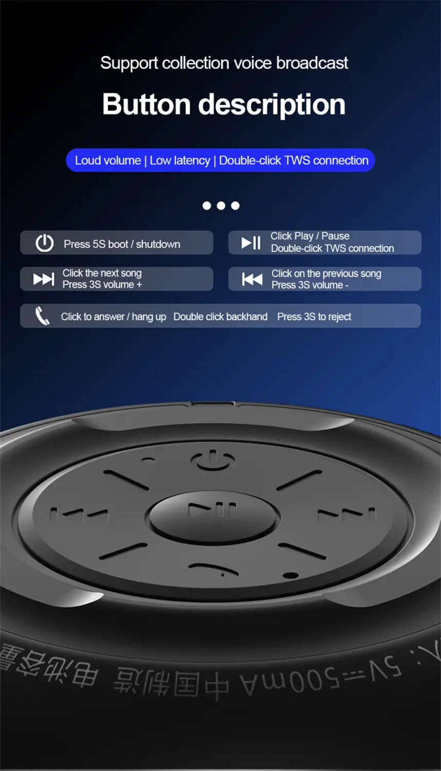 Original K3 Pro Mini Bluetooth-Lautsprecher – kabellos