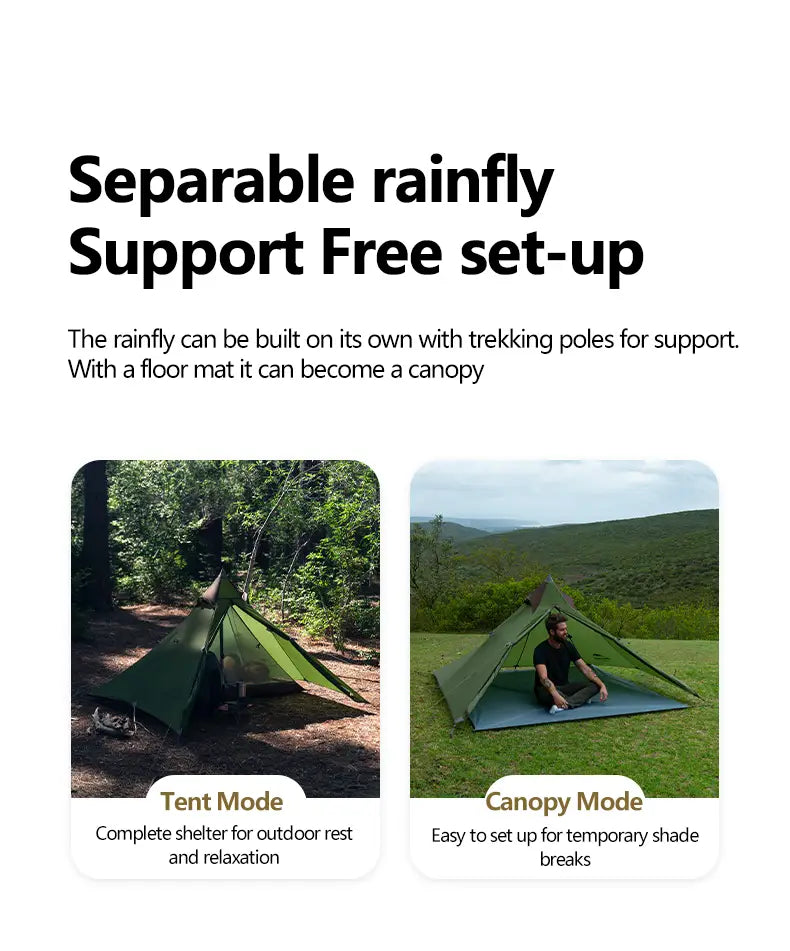 Naturehike Spire 1 Ultraleichtes Campingzelt für 1 Person -