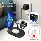 15W 3In1 MagSafe Wireless Charging Stand for iPhone - Power Delivery Charger