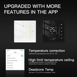 Zigbee Smart Thermostat - WiFi Room Temperature Control via Tuya SmartLife Google Alexa Apps