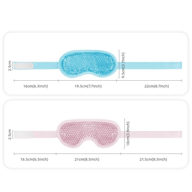 Gel-Augenmaske Kalt- und Heißkompresse zur Beruhigung müder Augen,