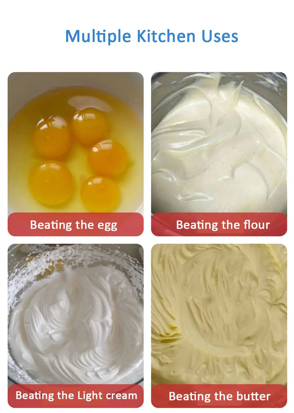 Halbautomatischer Eierschläger aus Edelstahl – selbstdrehend