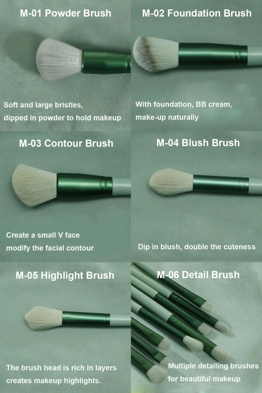 Flawless Makeup Brush Set for Beauty