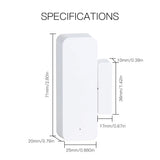 Tuya Smart Door Window Sensor - Wifi Entry Detection Control via SmartLife Google Alexa Apps