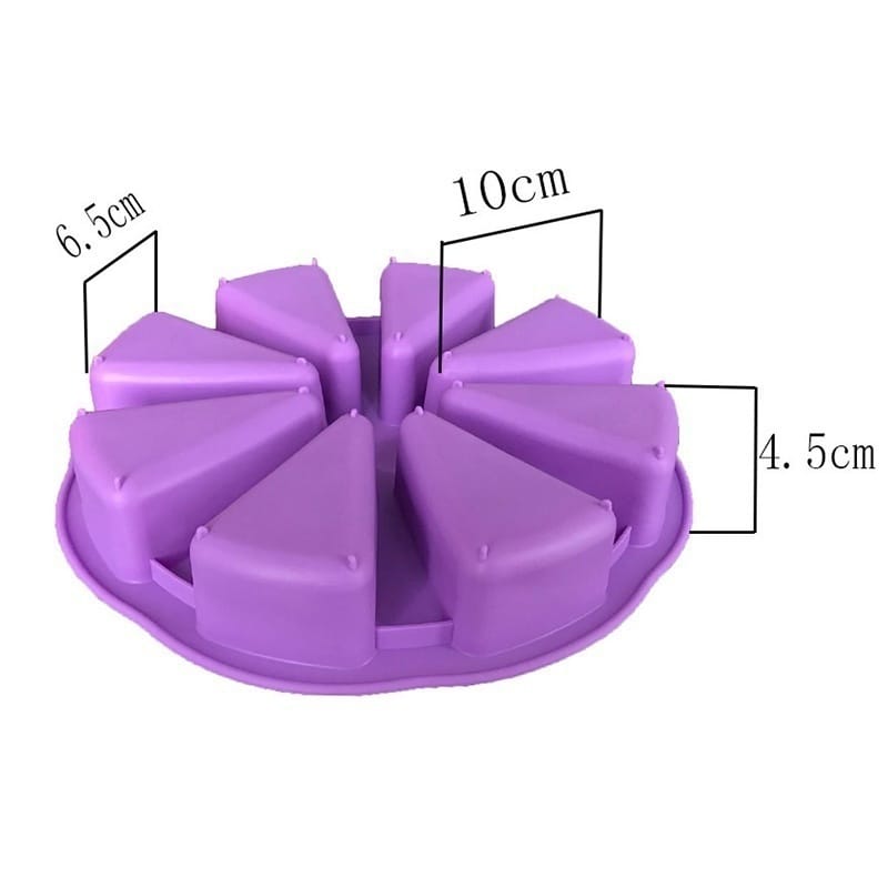 8-Punkt-Silikon-Scone-/Kuchen-Backform für die Mikrowelle