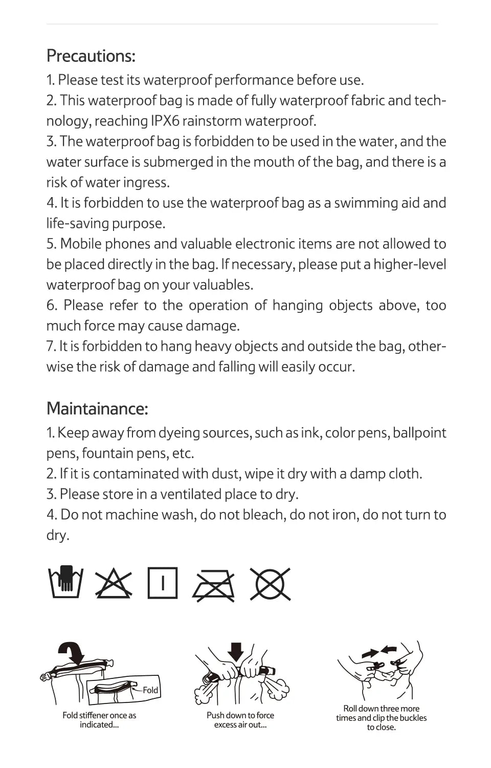 Verschiedene wasserdichte Watrucksäcke – ideal für den Wassersport