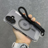 Shockproof Transparent Color MagSafe Magnetic Charge Case For iPhone 16 15 14 13 Pro Max