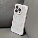 Shockproof Bumper Edge MagSafe Lens Protect Case For iPhone 16 15 14 Pro Max Plus