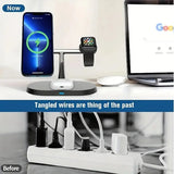 15W 3In1 MagSafe Wireless Charging Stand for iPhone - Power Delivery Charger