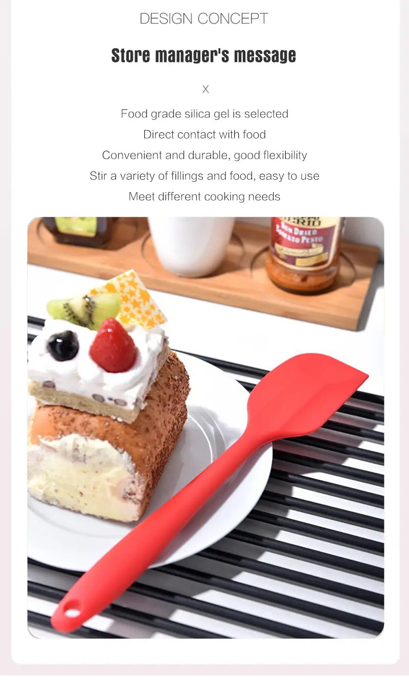 Küche Silikon Creme Butter Kuchen Spatel Mischschaber