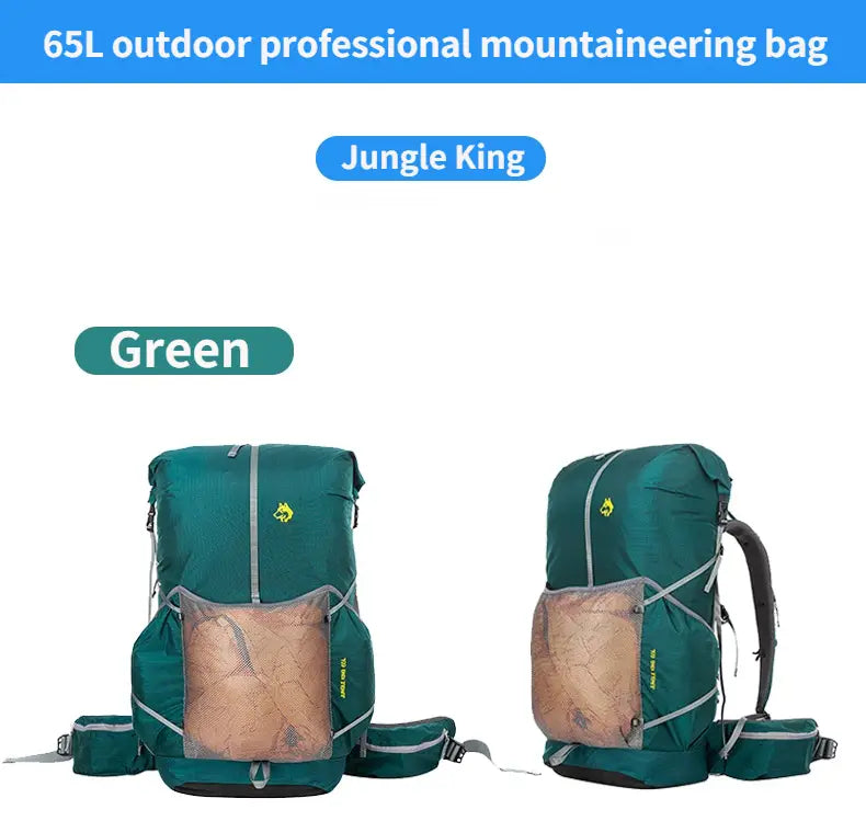 Wasserdichter Jungle King Ultralight Wanderrucksack für Herren -