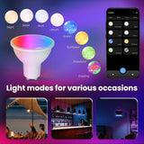 Tuya Zigbee Smart Light Bulbs E27 E14 GU10 - RGB Dimmable WiFi Control via SmartLife Google Alexa Apps