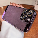 Luxury Plating Breathable Heat Dissipation Lens Protect Case For iPhone 16 15 14 Pro Max Plus