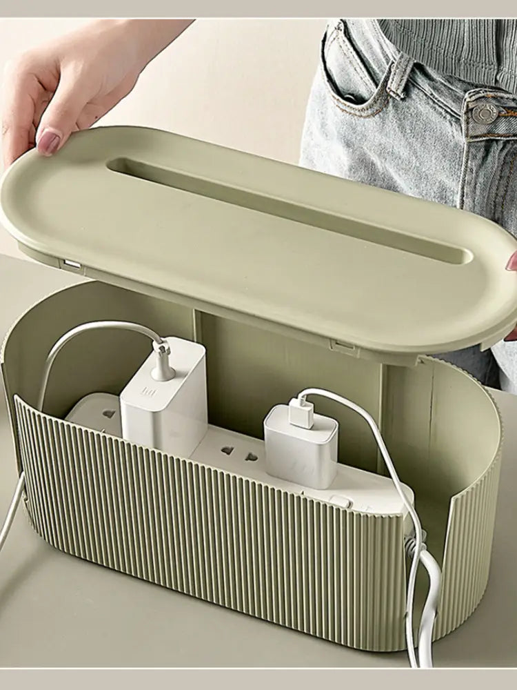 Nordic Plug Board Aufbewahrungsbox Kabel Draht Organizer Fall