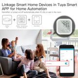 Tuya ZigBee Smart Home Temperature And Humidity Sensor With LED Screen - WiFi Control via SmartLife Google Alexa Apps