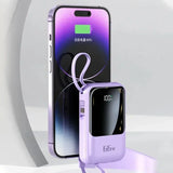 66W Fast Charging Mini Power Bank 20000mAh - Power Delivery PD Phone External Battery Charger