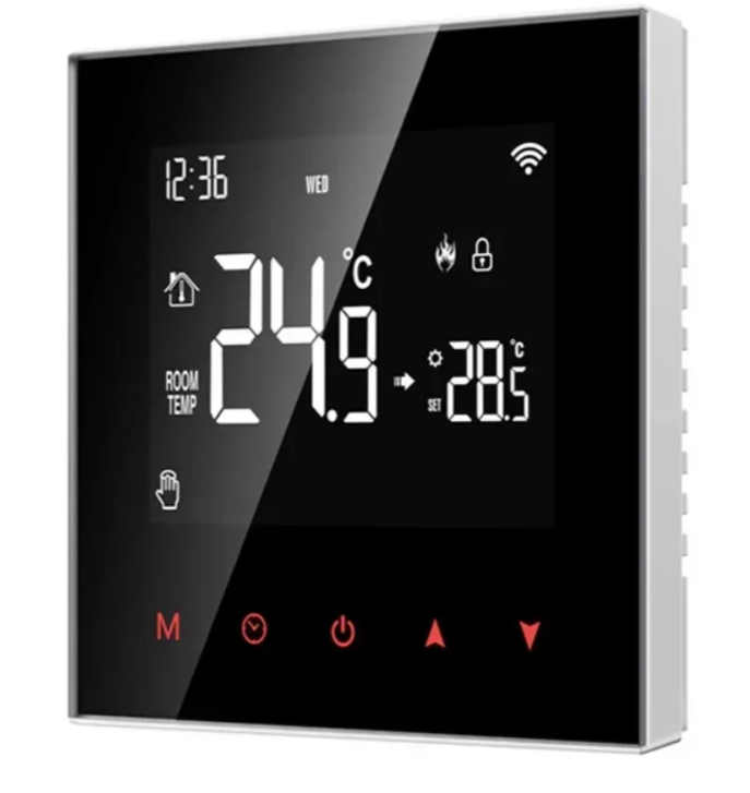 Tuya Smart Thermostat Control for Water & Electric Floor Heating - Wifi Voice Control via Google Alexa SmartThings Apps