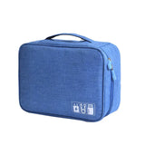 the blue travel bag