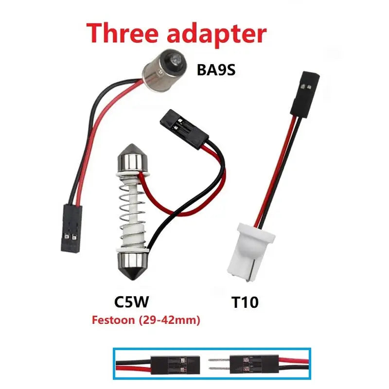 the adapt for the camera is shown with the cable connected to the camera