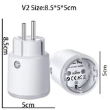 The adapt adapt plug is shown with the measurements