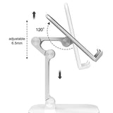 the adjustable desk lamp with a white base