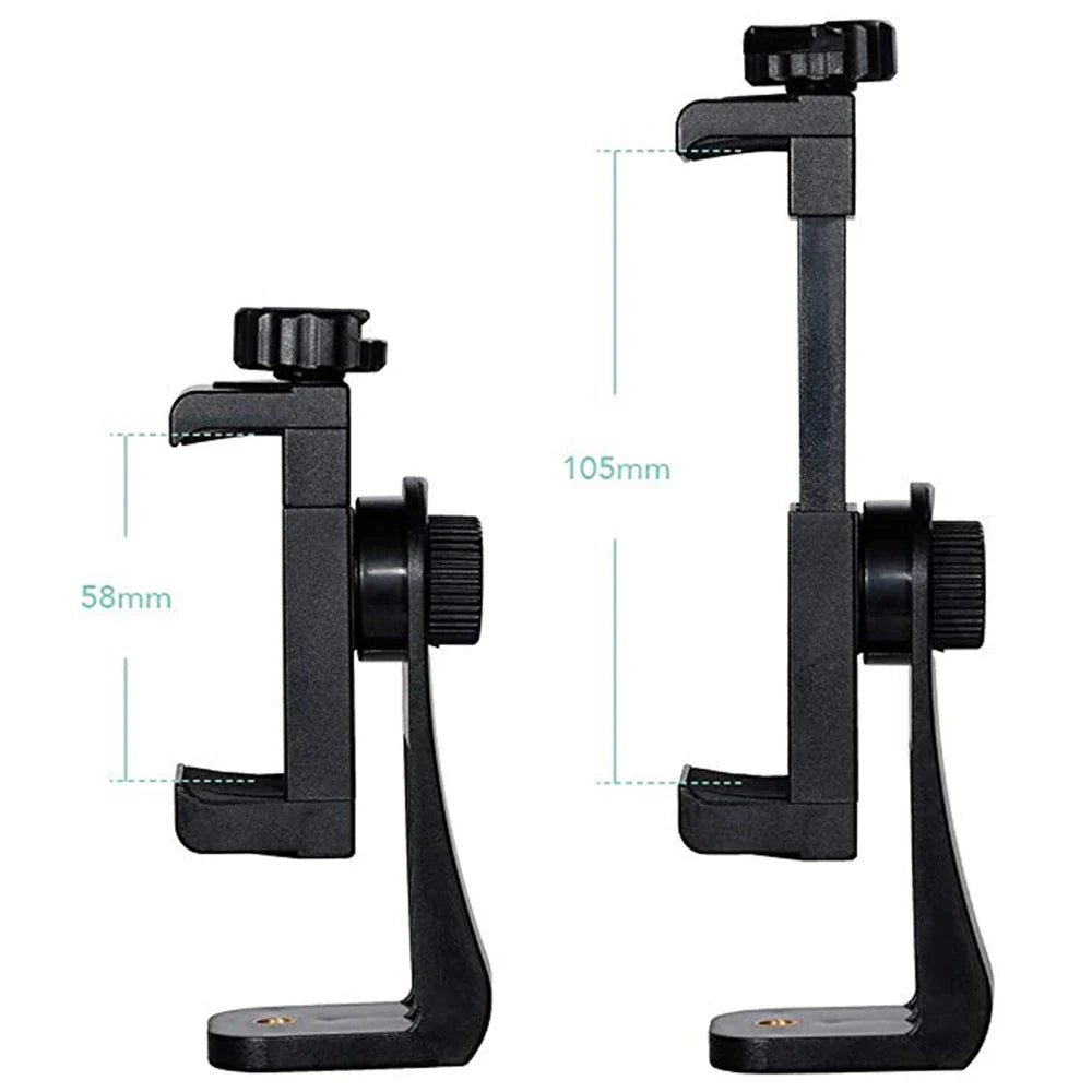 Adjustable 360 Degree Rotating Tripod Mount for Mobile Phone - Camera Tripod Stand Phone Holder