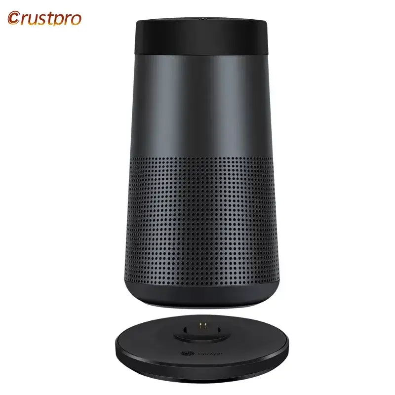 the amazon echo echo speaker is shown in black